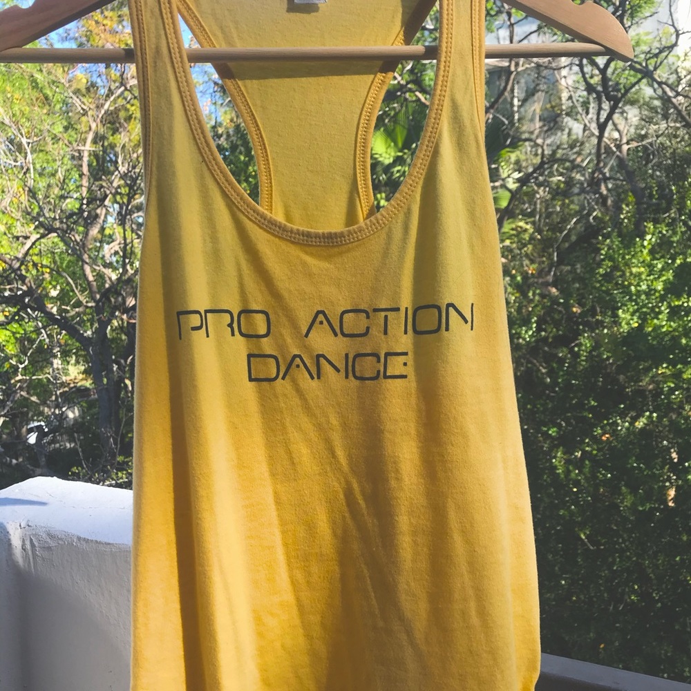 Pro Action Dance Yellow Tank